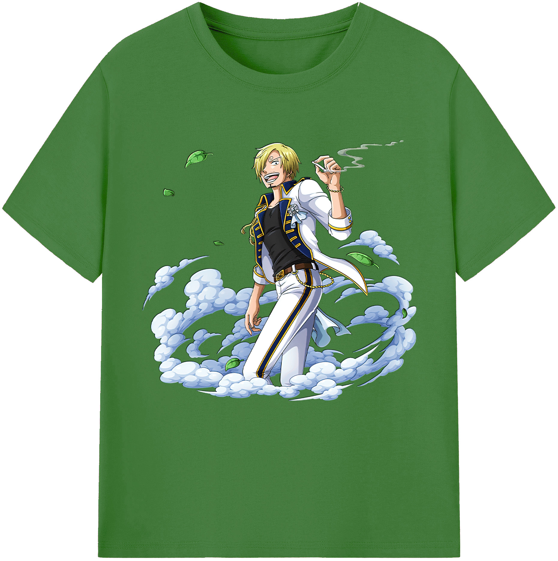 （画像用） ワンピース サンジ ONE PIECE Sanji レディースカジュアルプリントTシャツ（綿100％）